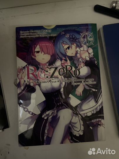 Манга дневник будущего и re zero