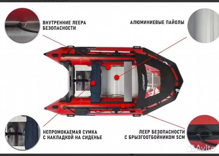 Лодка пвх stormline heavy duty AL 380 один на воде