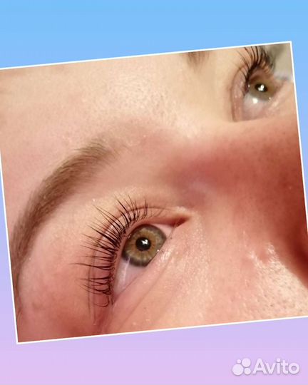 Ламинирование окрашивание ботокс ресниц