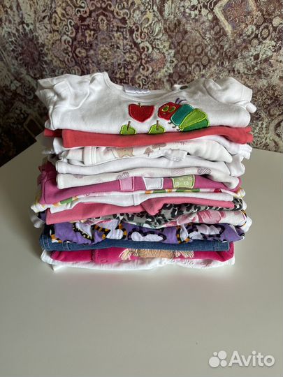 Детские вещи на девочку пакетом 56,62,68