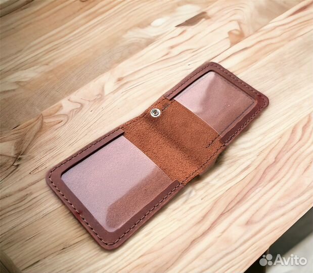 Обложка кожаная ветеран боевых действий 607 цсн