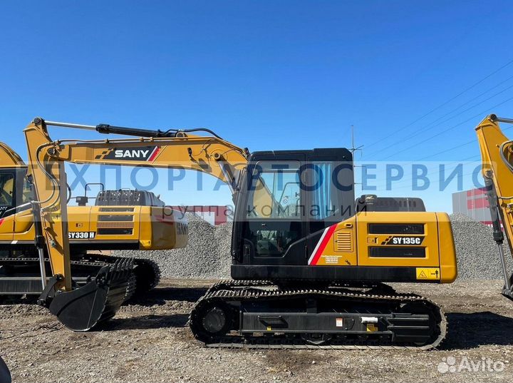 Гусеничный экскаватор Sany SY135C, 2023