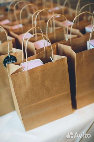 Крафт пакеты с ручками