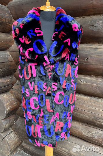 Жилетка из искусственного меха Versace