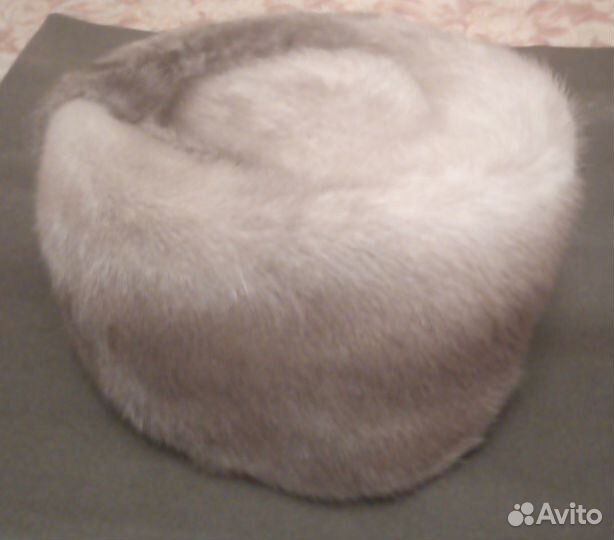 Норковая женская шапка 