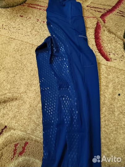 Бриджи для верховой езды с силиконовой леей