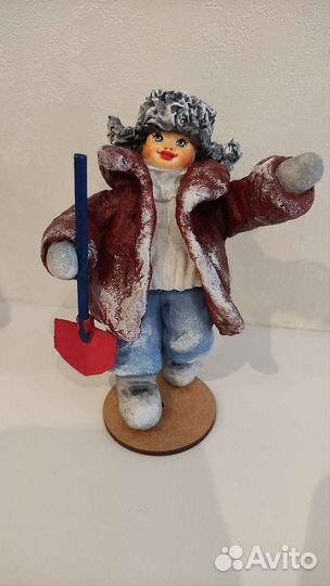 Ватные игрушки на елку