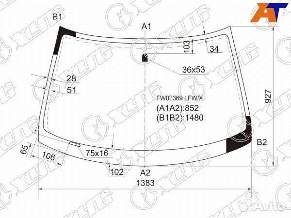 Стекло лобовое mitsubishi outlander