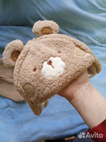 Комплект шапка и шарф для мальчика зима