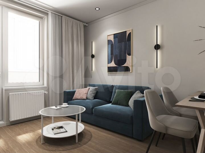 1-к. квартира, 41,6 м², 2/4 эт.