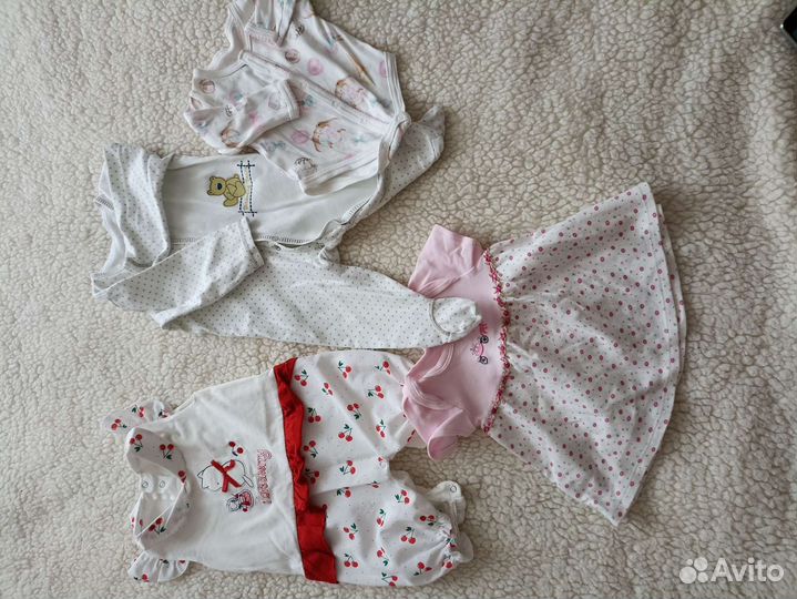 Большой пакет одежды для девочки или по отдельност