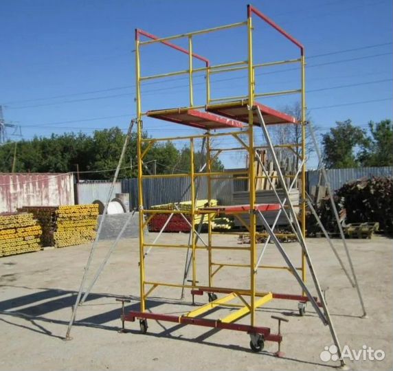 Аренда вышки тура 1.6х1.6 база + 2 секции 4 м