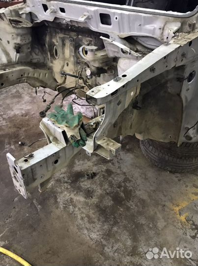 Лонжерон перелний левый Hyundai Getz