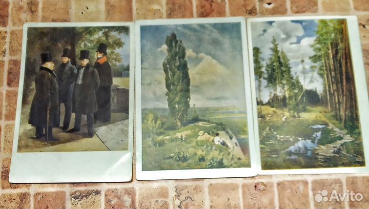 Открытки А Куркин (Палех) изогиз, совхудожник