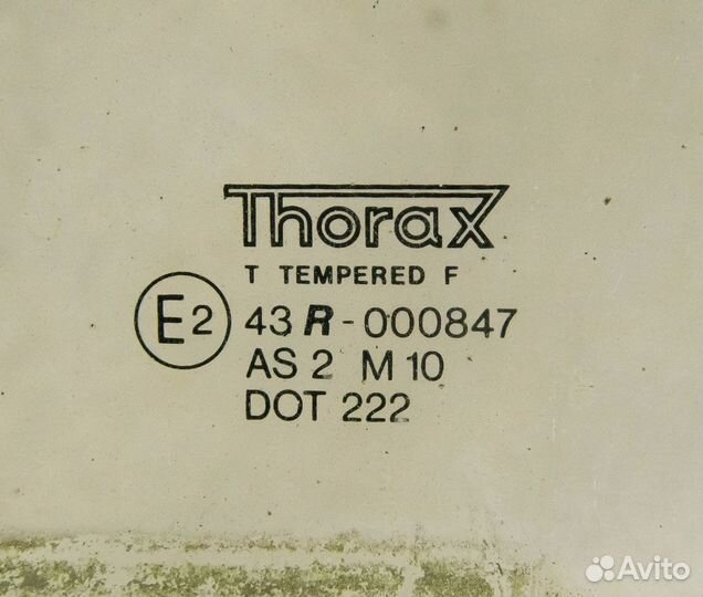 Стекло двери задней левой Felicia