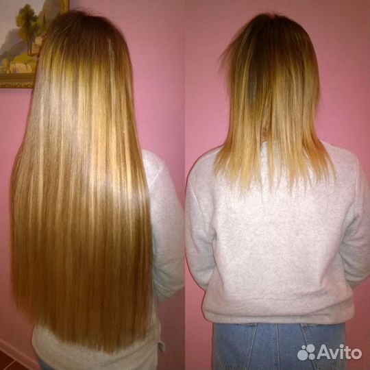 Наращивание волос, снятие, коррекция