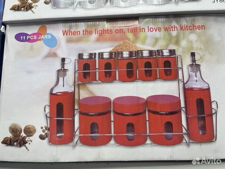 Набор банок для специй оптом