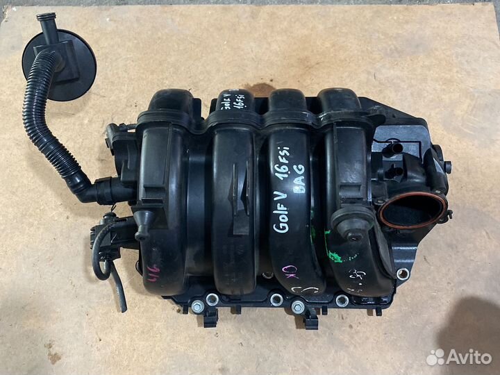 Коллектор впускной VW Golf V 1.6fsi BAG