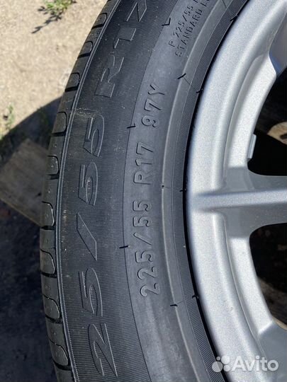 R17 Pirelli Cinturato P7 225/55, PCD 5x112 DIA 66.6