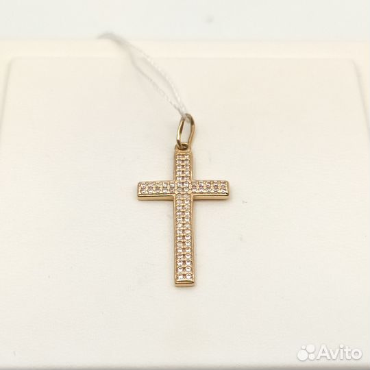 Подвеска с синтетическим камнем Золото