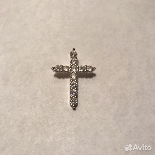 Подвеска-крестик из серебра 925 пробы