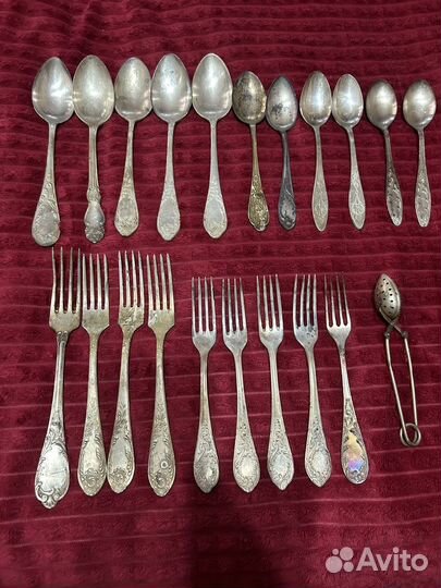 Мельхиоровые ложки СССР