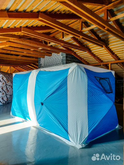 Палатка зимняя Куб утепленная(200*400*215) CT-1621