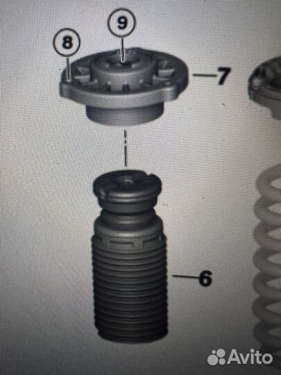 Опора амортизатора верхняя передняя BMW G30