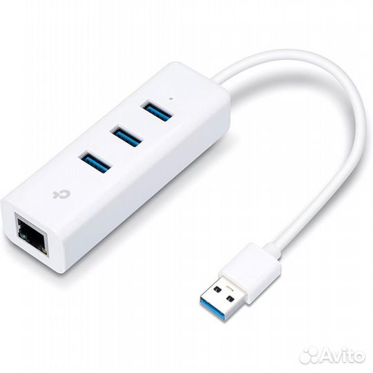 3-port USB3.0 Hub TP-Link UE330 + RJ45 #342140