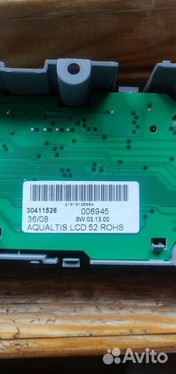 Панель управления стиральной Aqualtis lcd 52 rohs