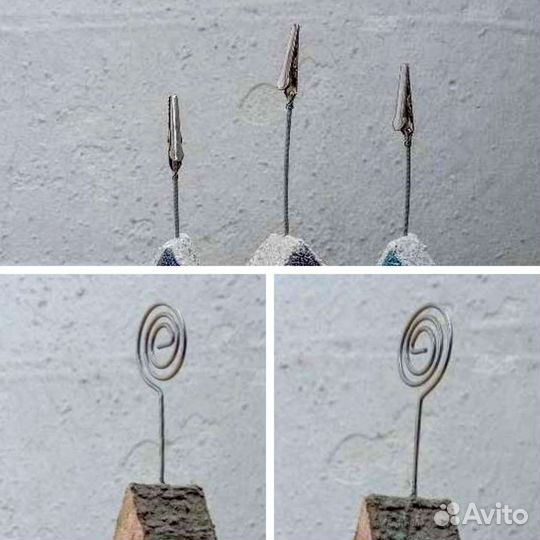 Мини-домики с держателями для открыток или фото