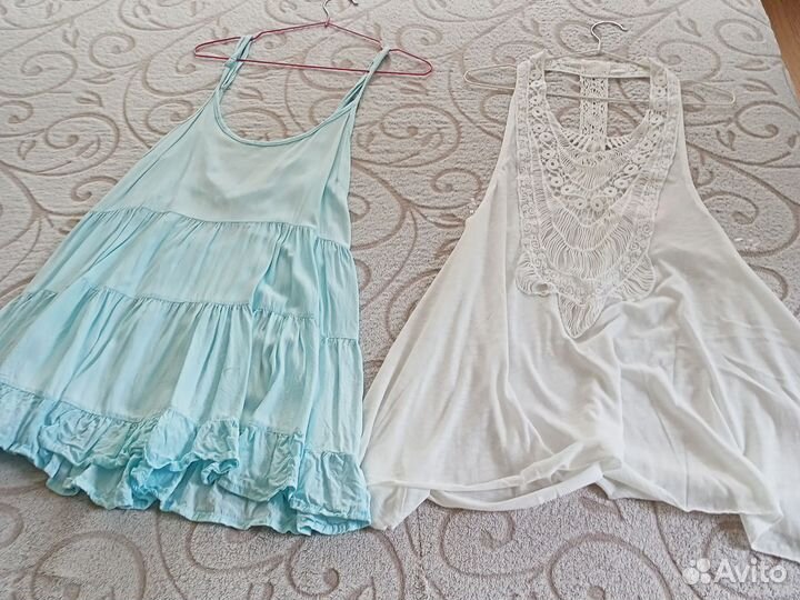 Накидки туники платья пляжные