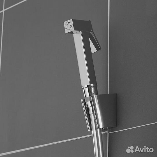 Гигиенический душ с термостатом Rose R105C, белый/хром