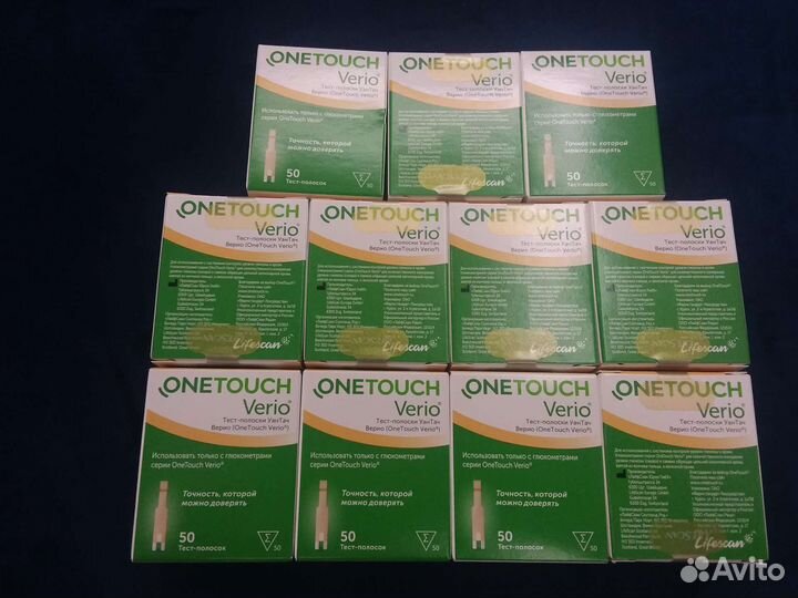 Тест-полоски One touch verio, Ван Тач Верио