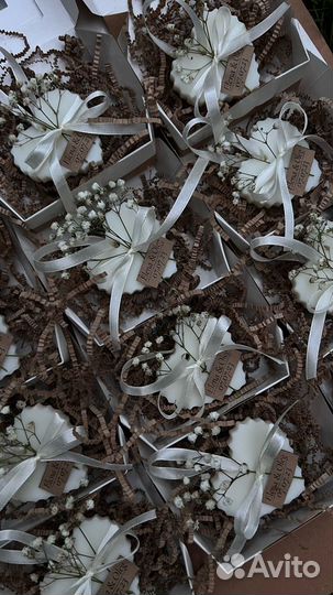 Подарки гостям на свадьбу, бонбоньерка, аромасаше