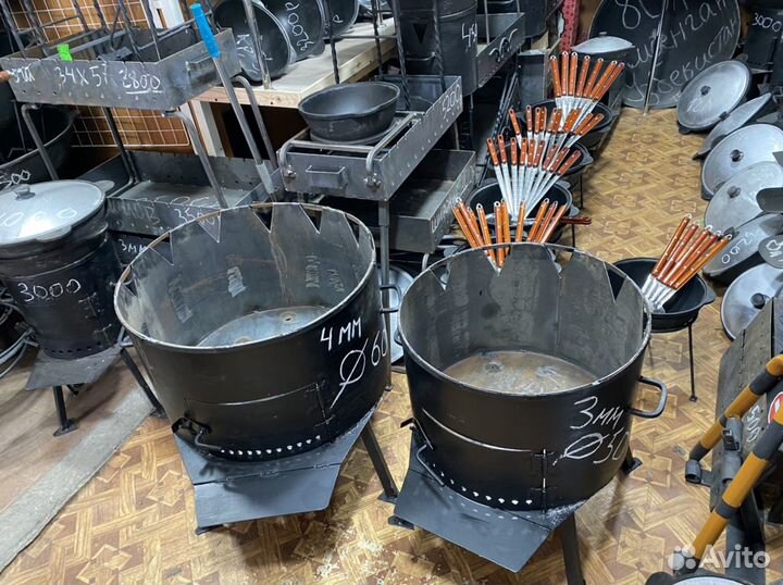 Печь для больших казанов