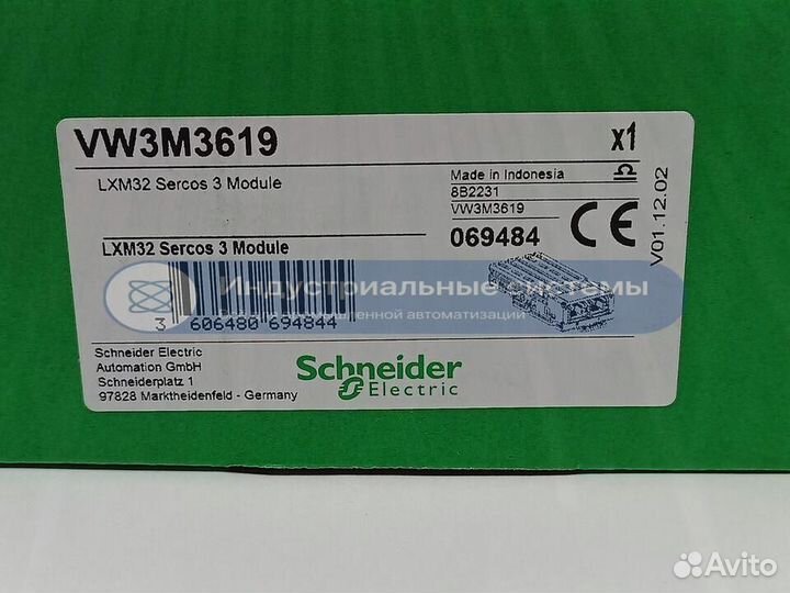 Модуль Sercos Schneider VW3M3619