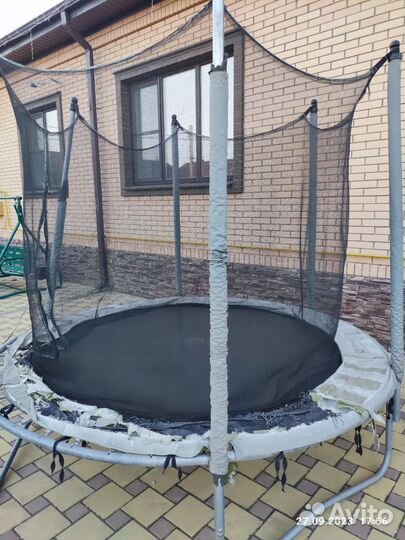 Детский батут с сеткой бу