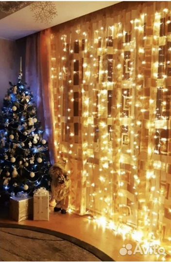 Гирлянда 3х2м. Новые