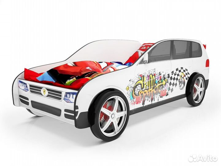 Кровать-машина Джип Туарег с колесами (2шт.)