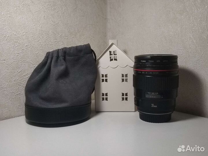 Объектив Canon EF 35mm f/1.4 L USM рабочий