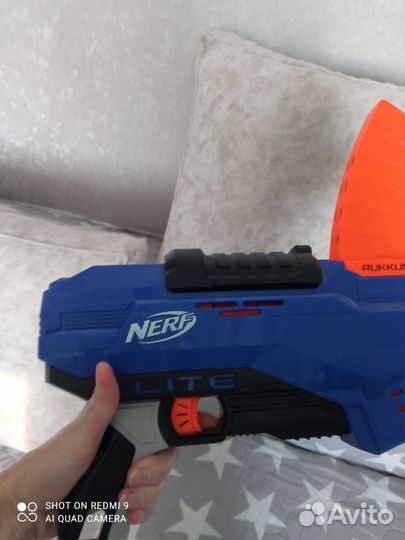 Бластер nerf elite ruckus ice -8