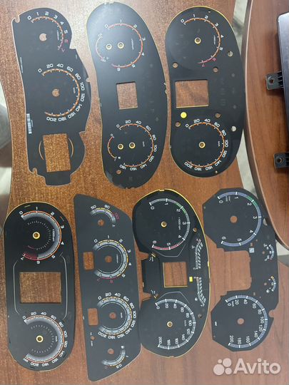Шкала щитка приборов