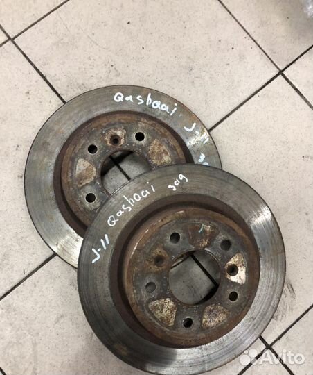 Диск тормозной задний Nissan Qashqai j11