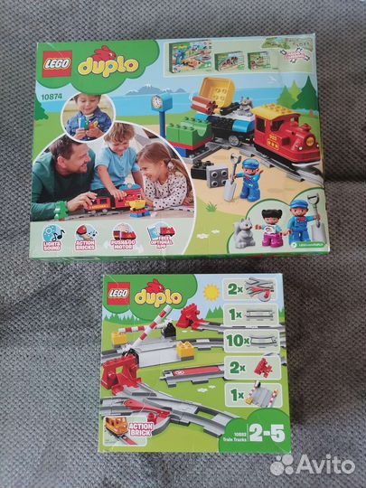 Lego duplo железная дорога новый