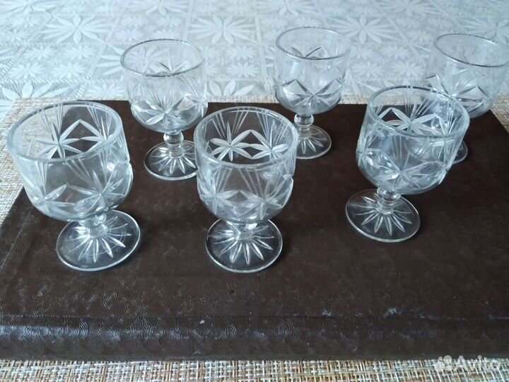 Стопки ссср.Хрусталь