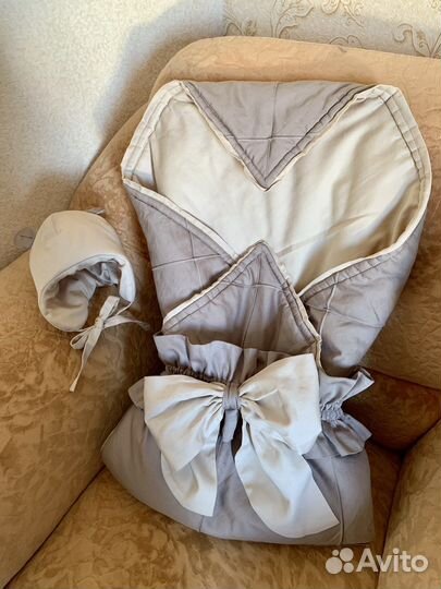 Конверт на выписку для девочки осень зима