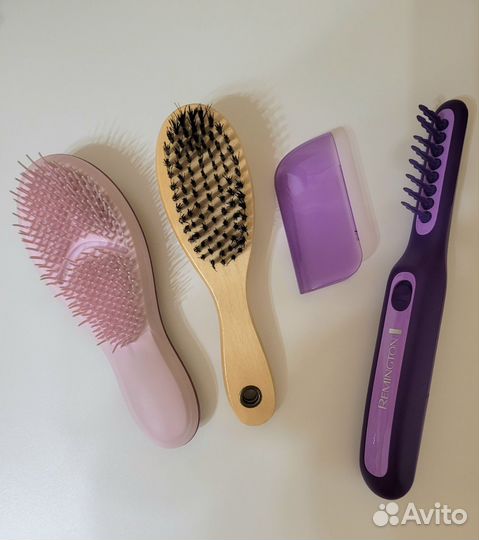 Электрическая расческа-детанглер и обычные