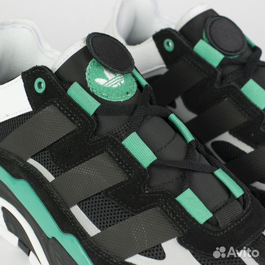 Кроссовки Adidas Niteball Black / Green new