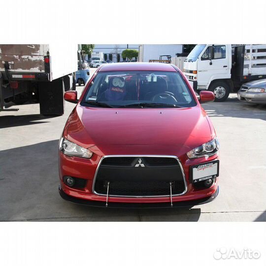 Сплиттер бампера (юбка) Mitsubishi Lancer 10 X